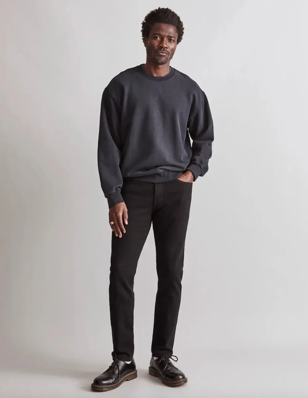 Madewell Athletic Slim Jeans Mens Tapered Stretch Denim Black Mid Rise 31/32 NWT